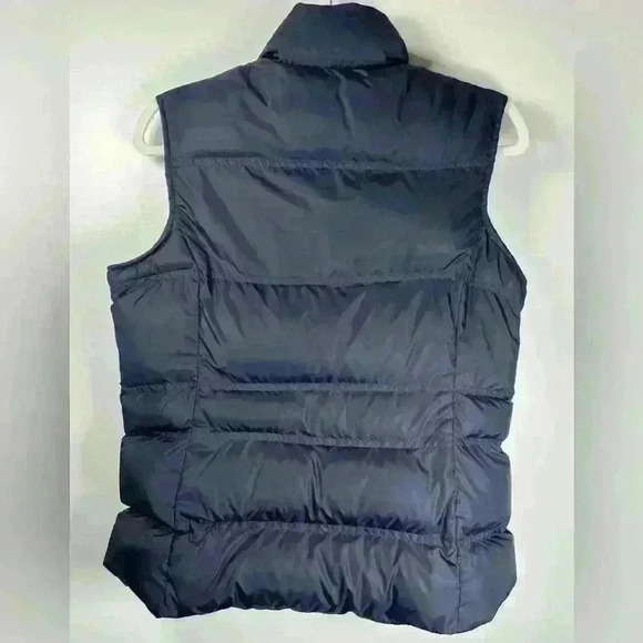 Lands End Warm Cozy Puffer Vest Down Feather Dark Navy Women’s Size Small 6-8 - Picture 8 of 15